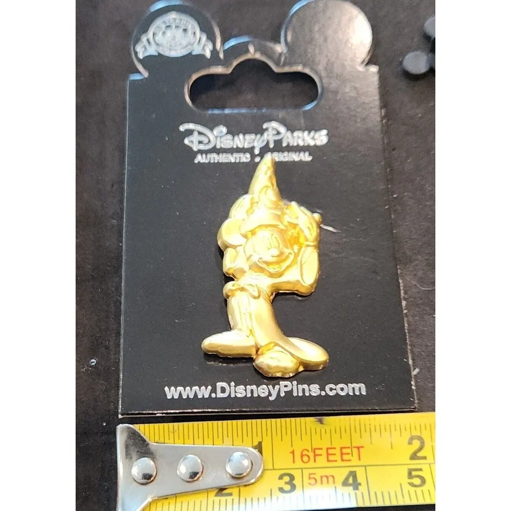 Disney Pin Fantasia Sorcerer's Apprentice Hat‎ Golden Mickey 00001